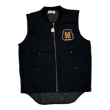 Carpenters Union Local 27 Unbranded Workwear Vest - Medium Black Cotton