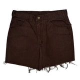 Lee Denim Shorts - 30W US 6 Brown Denim