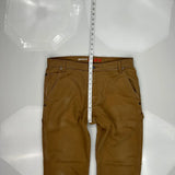 Dickies Carpenter Pants - 34W 32L Brown Cotton
