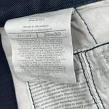 Carhartt Carpenter Trousers - 36W 30L Blue Cotton Blend