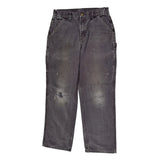 Carhartt Carpenter Trousers - 32W 30L Grey Cotton