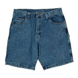 Wrangler Carpenter Shorts - 36W 10L Blue Cotton