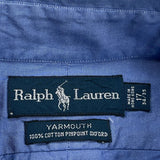 Yarmouth Ralph Lauren Shirt - XL Blue Cotton