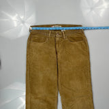 Levis Boot Cut Cord Pants - 31″ Waist Brown Cotton