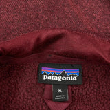 Patagonia Fleece - XL Burgundy Polyester