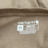 Carhartt T-Shirt - 2XL Brown Cotton