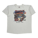 Anvil Graphic T-Shirt - 2XL White Cotton