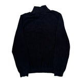 Tommy Hilfiger 1/4 Zip - 2XL Black Cotton