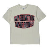 Washington Warriors Gildan Nfl T-Shirt - Large White Cotton