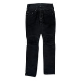 True Religion Double Knee Jeans - 28W UK 8 Black Cotton