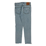 501 Levis Jeans - 28W 27L Light Wash Denim