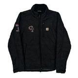 Rain Defender Carhartt Graphic Jacket - Small Black Polyester