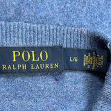 Polo By Ralph Lauren Sweater - Large Blue Wool