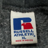 Russell Athletic Hoodie - XL Grey Cotton Blend