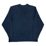 Carhartt Long Sleeve T-Shirt - Large Blue Cotton