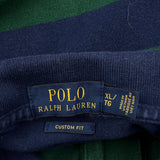 Polo By Ralph Lauren Striped Polo Shirt - XL Blue Cotton