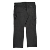 Dickies Carpenter Jeans - 34W 30L Black Cotton