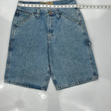 Lee Carpenter Shorts - 32W 11L Blue Denim