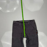 Unbranded Cargo Trousers - 30W UK 10 Grey Cotton Blend