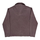 Polo By Ralph Lauren 1/4 Zip - Large Brown Cotton