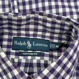 Ralph Lauren Checked Shirt - Medium Purple Cotton