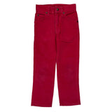 Age 4 Lee Trousers - XS Red Cotton