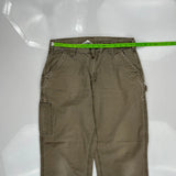 Carhartt Double Knee Carpenter Pants - 36W 30L Khaki Cotton