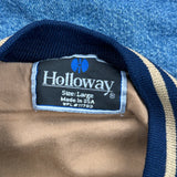 Beers Holloway College Varsity Jacket - Large Beige Denim