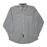 Tommy Hilfiger Striped Shirt - Medium Blue Cotton
