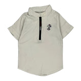 Age 5 Disney Cartoon Short Sleeve Shirt - Small White Cotton