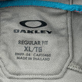 Oakley Polo Shirt - XL Blue Polyester