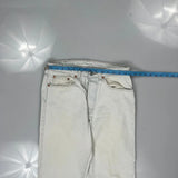 Levis Jeans - 33W 30L White Cotton