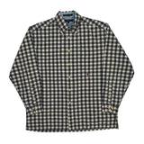 Tommy Hilfiger Checked Shirt - Large Black & White Cotton