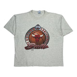 Chicago Bulls Salem Single Stitch T-Shirt - 2XL Grey Cotton