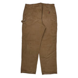 Carhartt Double Knee Carpenter Pants - 38W 32L Brown Cotton