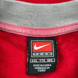 Nike College Long Sleeve T-Shirt - 2XL Beige Polyester