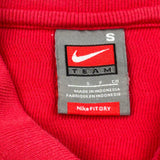 Nike Polo Shirt - Small Red Polyester