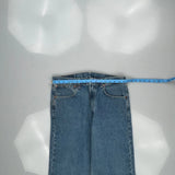 557 Levis Boot Cut Jeans - 31W 34L Blue Cotton