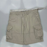 Polo By Ralph Lauren Cargo Shorts - 35W 9L Beige Cotton