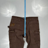 Wrangler Carpenter Pants - 40W 30L Brown Cotton