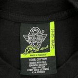 Joker Glow In The Dark Rock Eagle Single Stitch T-Shirt - Large Black Cotton