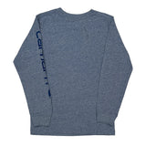 Age 7 Carhartt Long Sleeve T-Shirt - Small Gray Cotton