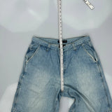 Tommy Hilfiger Denim Shorts - 31W 11L Light Wash Cotton