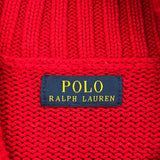 Polo By Ralph Lauren Sweater - Small Red Cotton