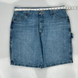 Wrangler Carpenter Shorts - 35W 10L Blue Cotton