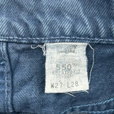 550 Levis Jeans - 27W US 4 Blue Cotton