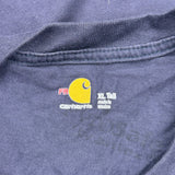 Comed Logo Carhartt Long Sleeve T-Shirt - XL Navy Cotton