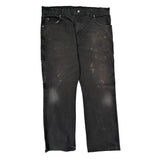 Dickies Carpenter Jeans - 34W 30L Black Cotton