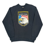 Fruit Of The Loom Graphic Sweatshirt - Large Black Cotton Blend