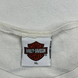 105 Years Harley Davidson Graphic Tank Top - XL White Cotton